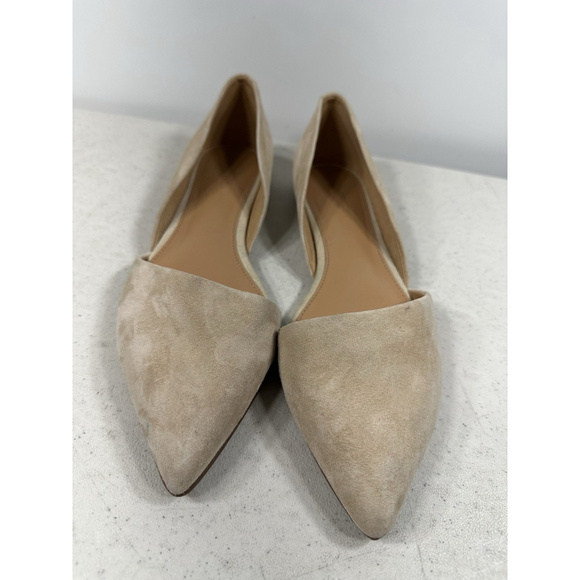 J CREW Sueded Zoe d'Orsay Flats in Saddle Size 7,5 - Picture 3 of 7
